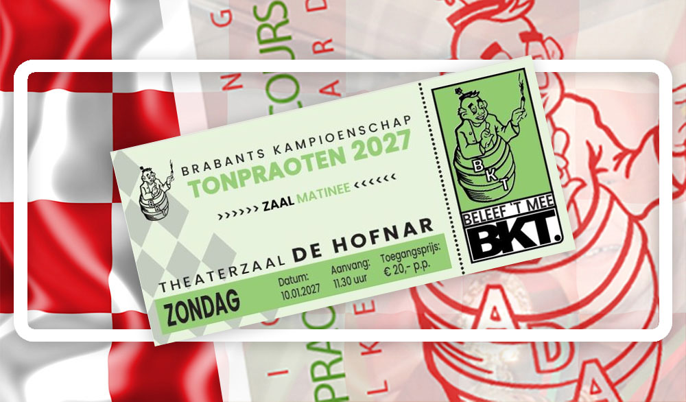 "Gala Matinee" Brabants Kampioenschap Tonpraoten