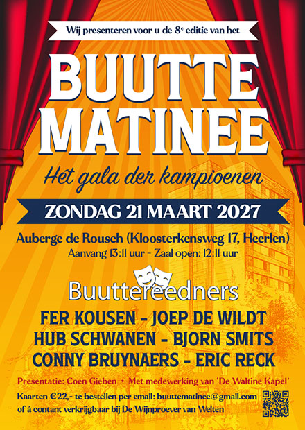 8e Buutte Matinee : Het gala der kampioenen