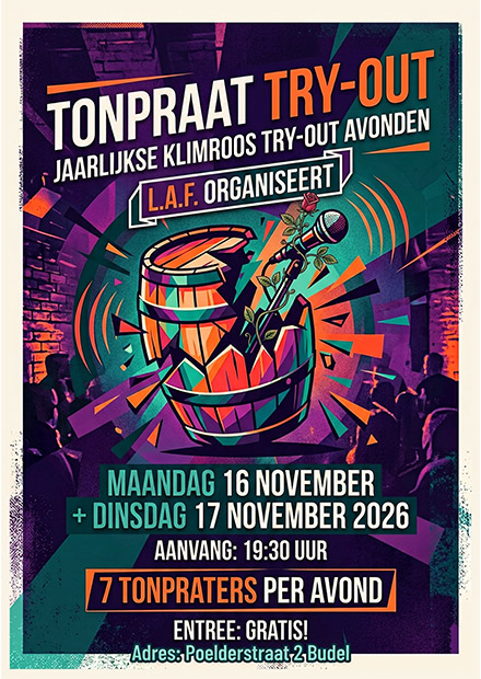 KLIMROOS Try-Out avond