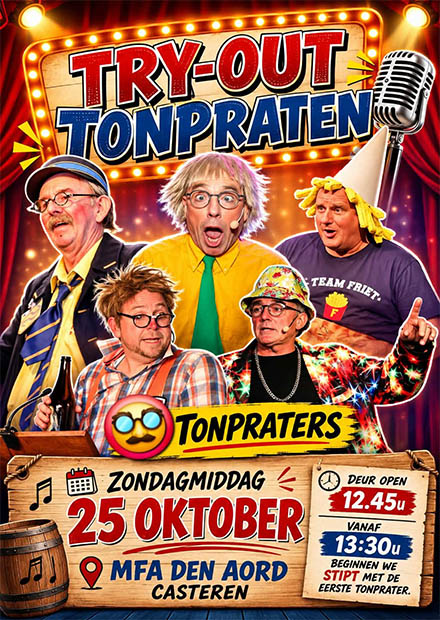 Try-Out Tonpraten Casteren