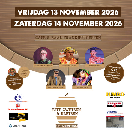 Effe Zwetsen en Kletsen Geffen